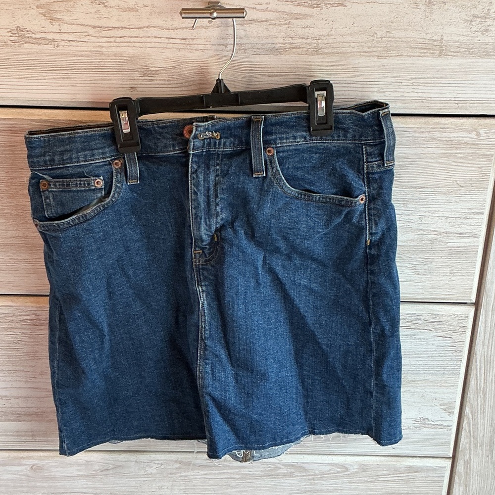 NWT J Crew Jean skirt